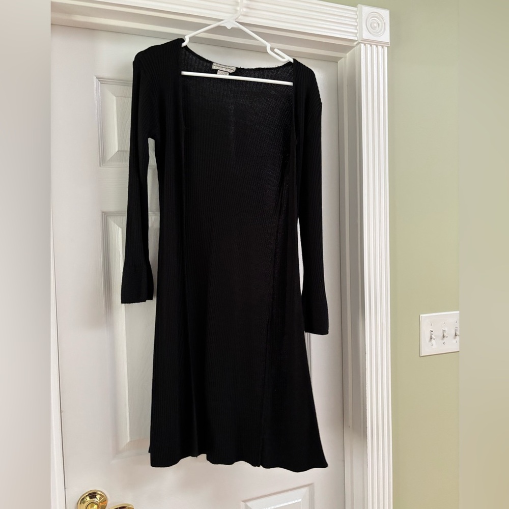 Black Sweater duster